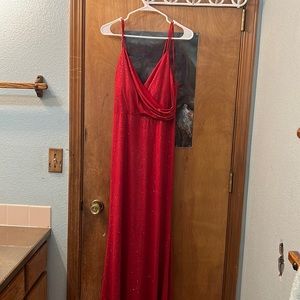 Red La Scala dress Size Large